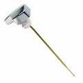 Thrifco Plumbing Eljer Toilet Tank Trip Lever Square, Chrome 4401833